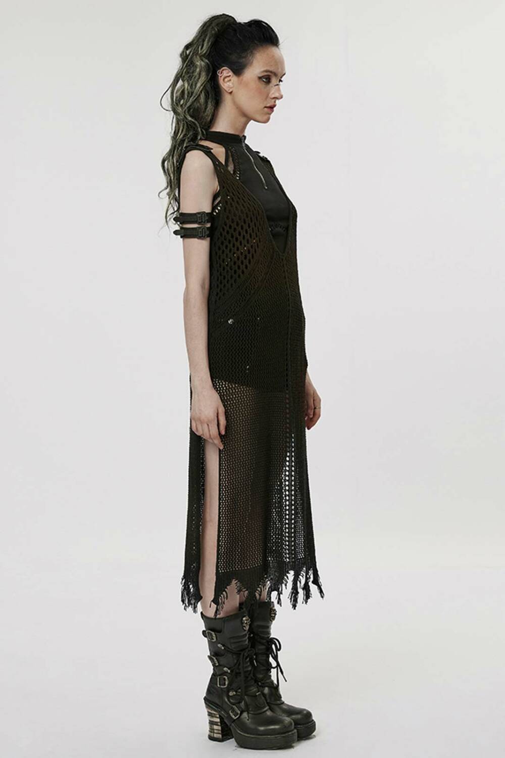 Punk Rave Kleid Dark Tribe – Bild 3