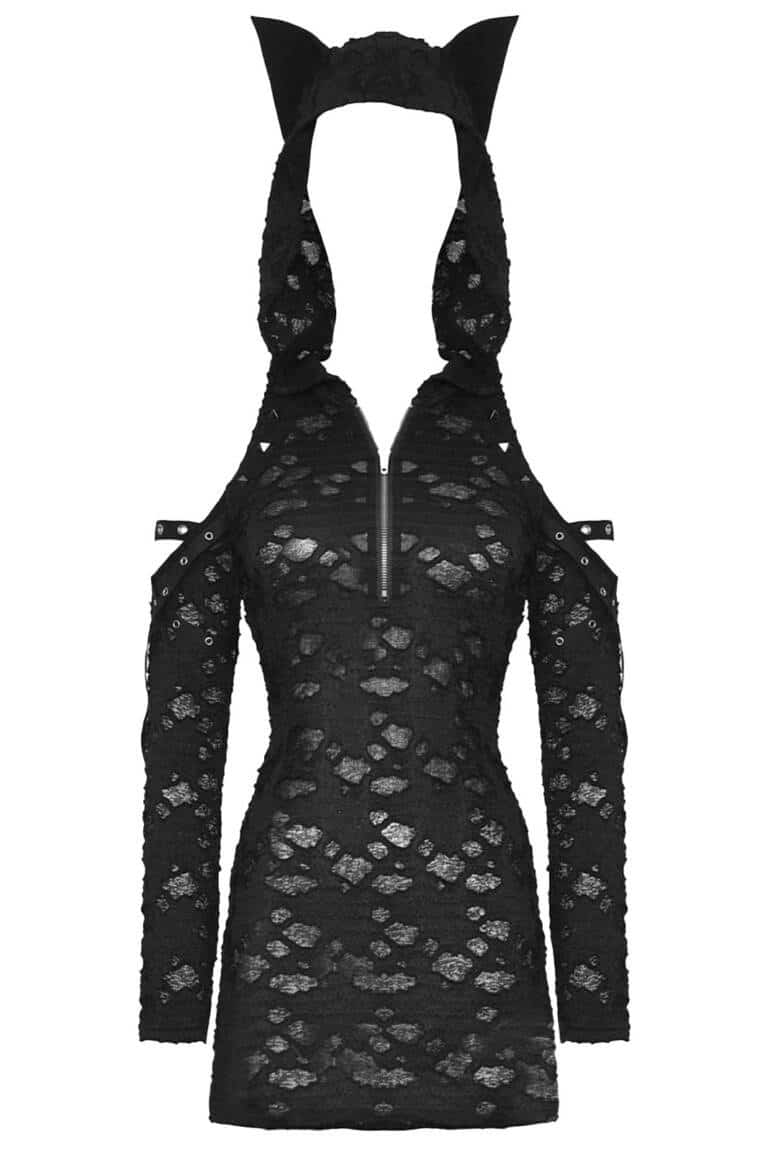 Dark in Love Kleid Doomsday Kitten – Bild 2