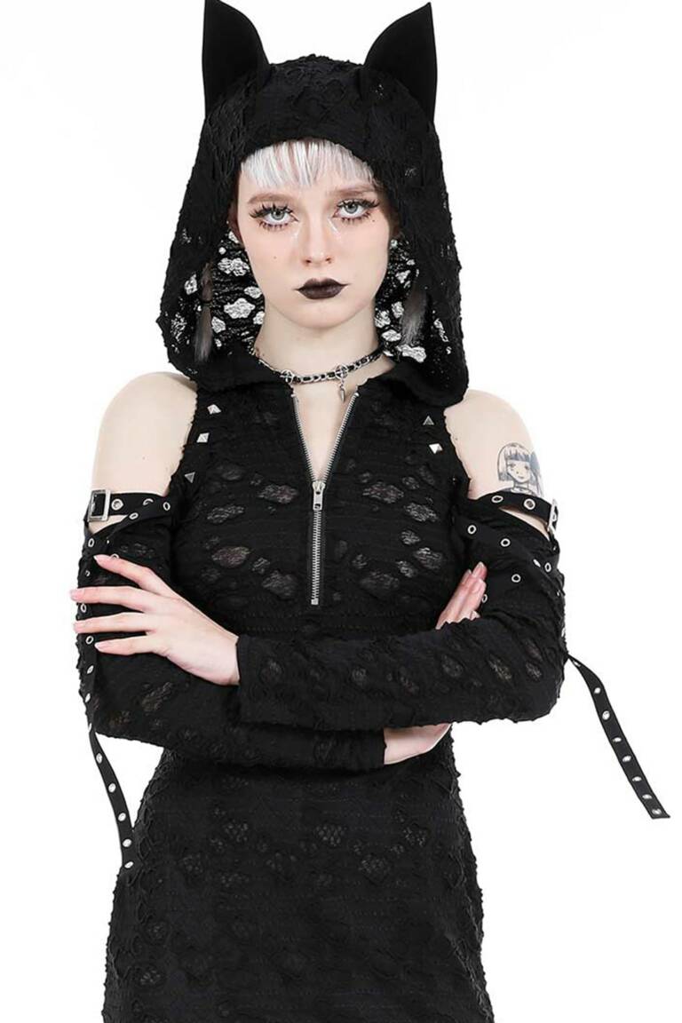 Dark in Love Kleid Doomsday Kitten – Bild 5