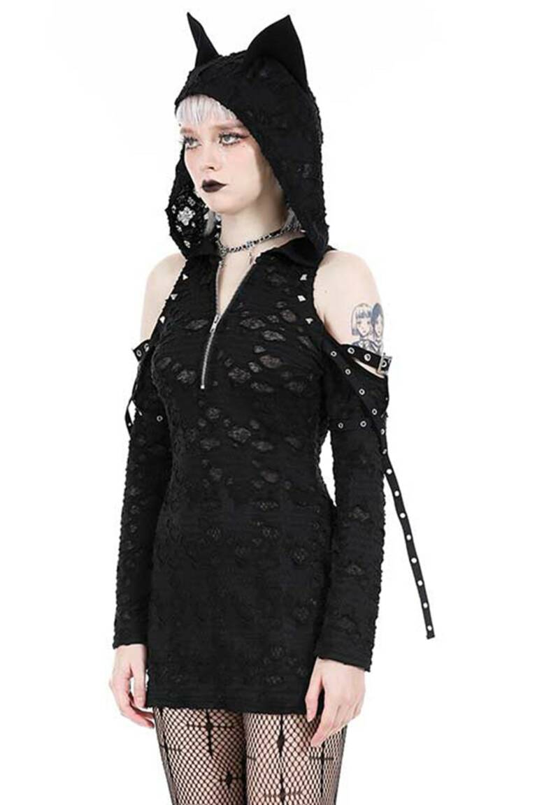 Dark in Love Kleid Doomsday Kitten – Bild 6