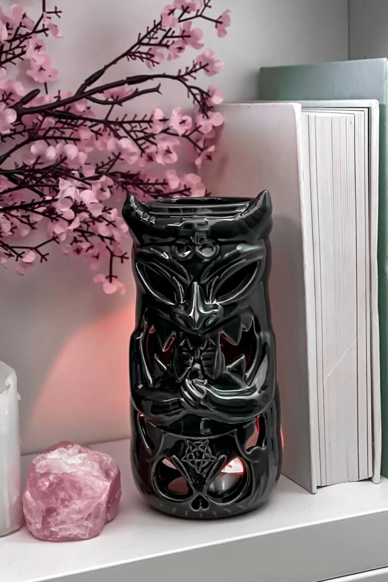 Killstar Halter für Teelichter Tiki Demon – Bild 2