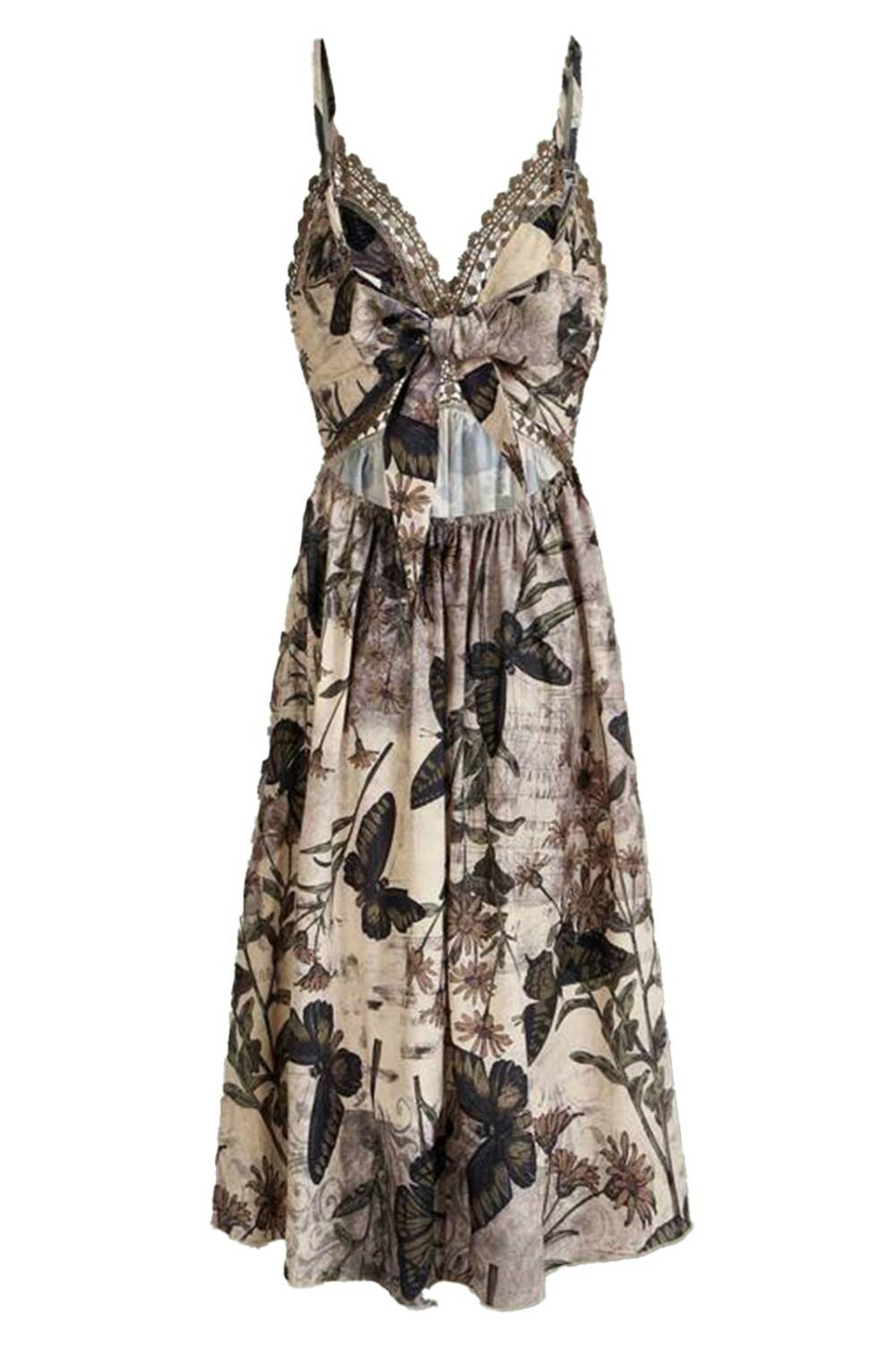 Romwe Kleid Meadow of Butterflies – Bild 2
