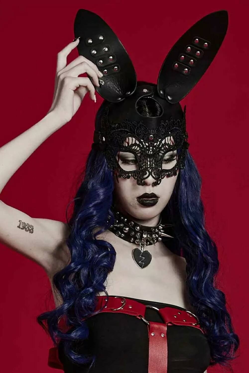 Punk Rave Maske Hell Bunny – Bild 2