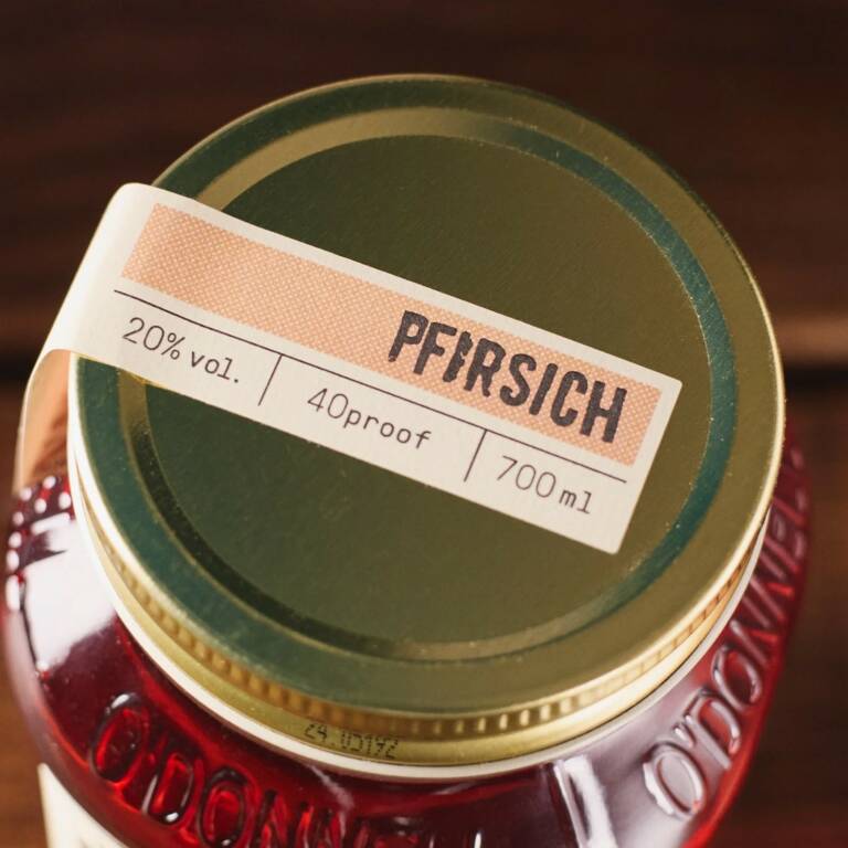 Likör O'Donnell Moonshine Pfirsich 0,7l, 20% – Bild 3