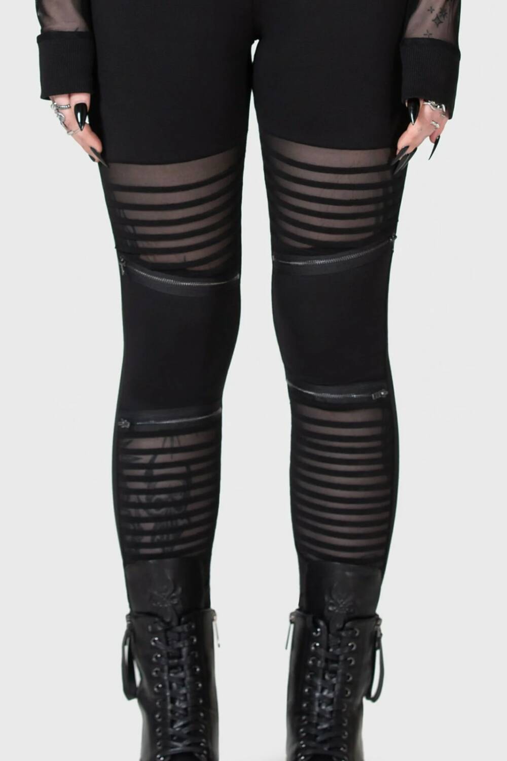 Killstar Kihilist Legging Claras Trap – Bild 3