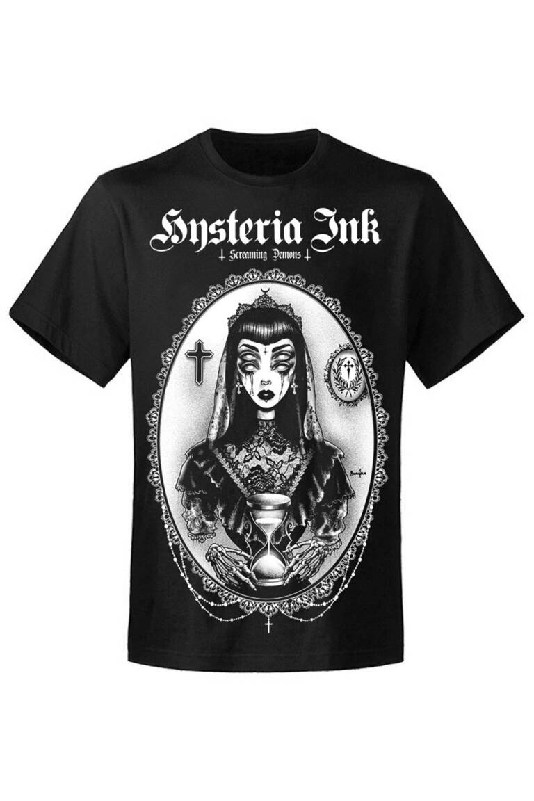 Hysteria Ink T-Shirt Screaming Demons Laura Hourglass