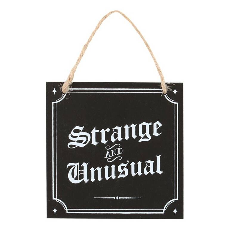 Spirit of Equinox Holzschild Strange and Unusual