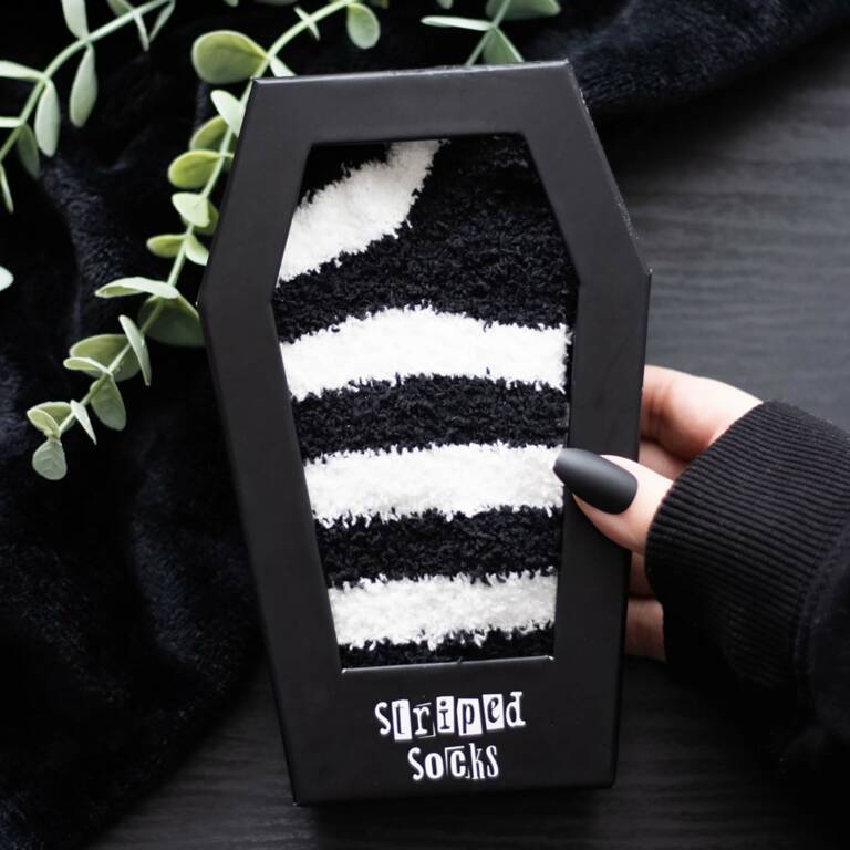 Spirit of Equionox Socken Striped Coffin – Bild 3