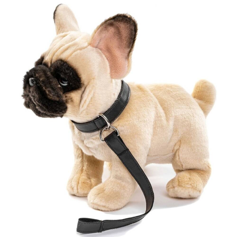 UniToys Kuscheltier French Bulldog + Leine – Bild 3