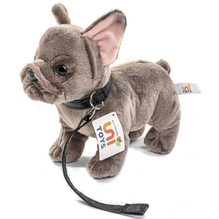 UniToys Kuscheltier French Bulldog + Leine – Bild 2