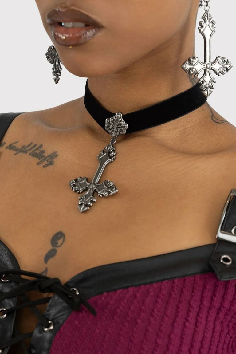 Killstar Choker Crossed Fates – Bild 2