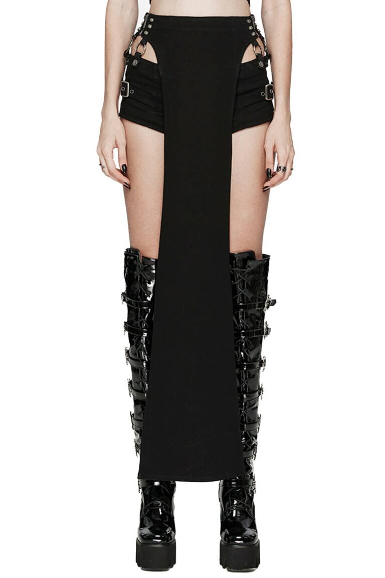 Punk Rave Shorts mit Überrock Ballista