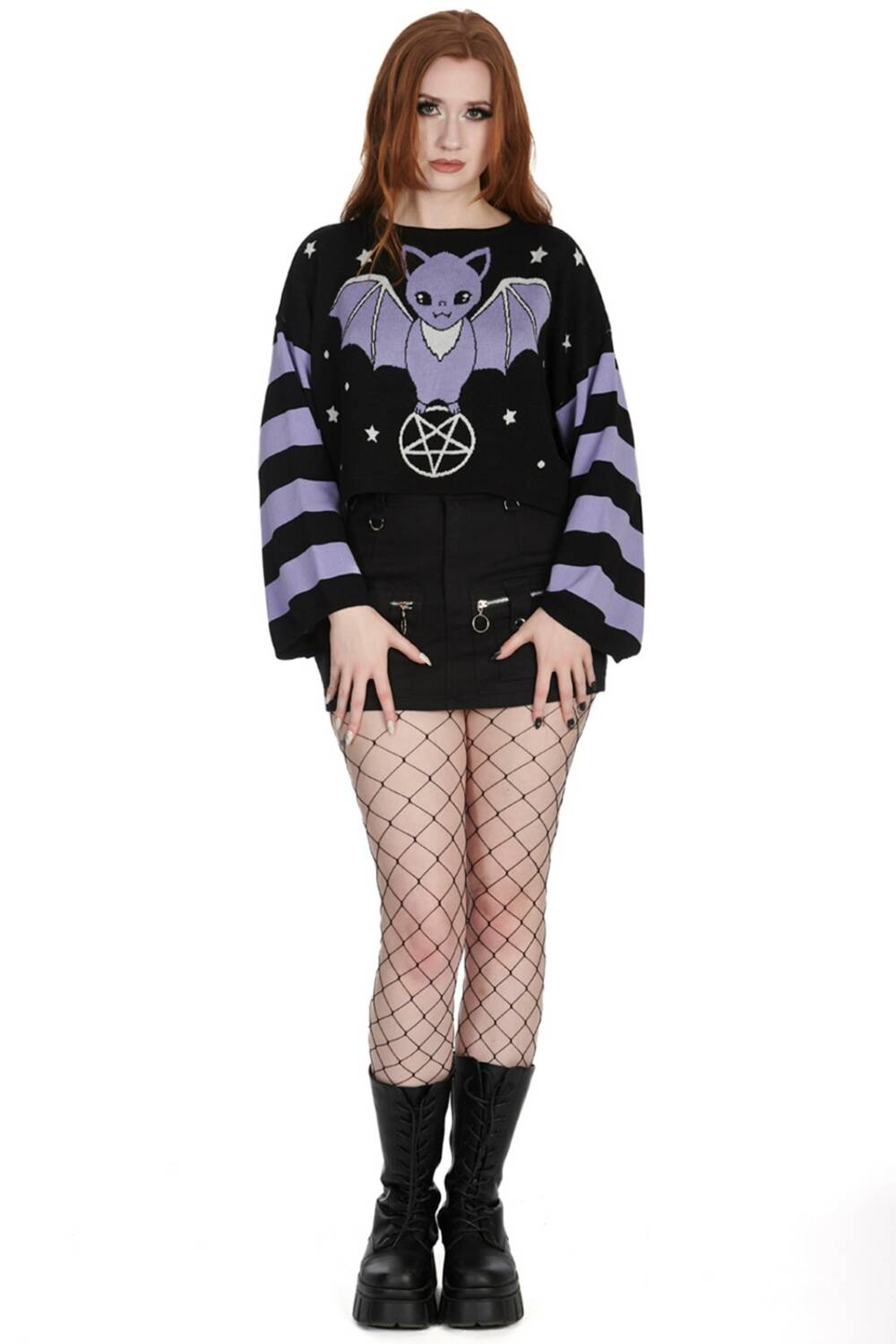 Banned Pullover Purple Kamiko – Bild 2