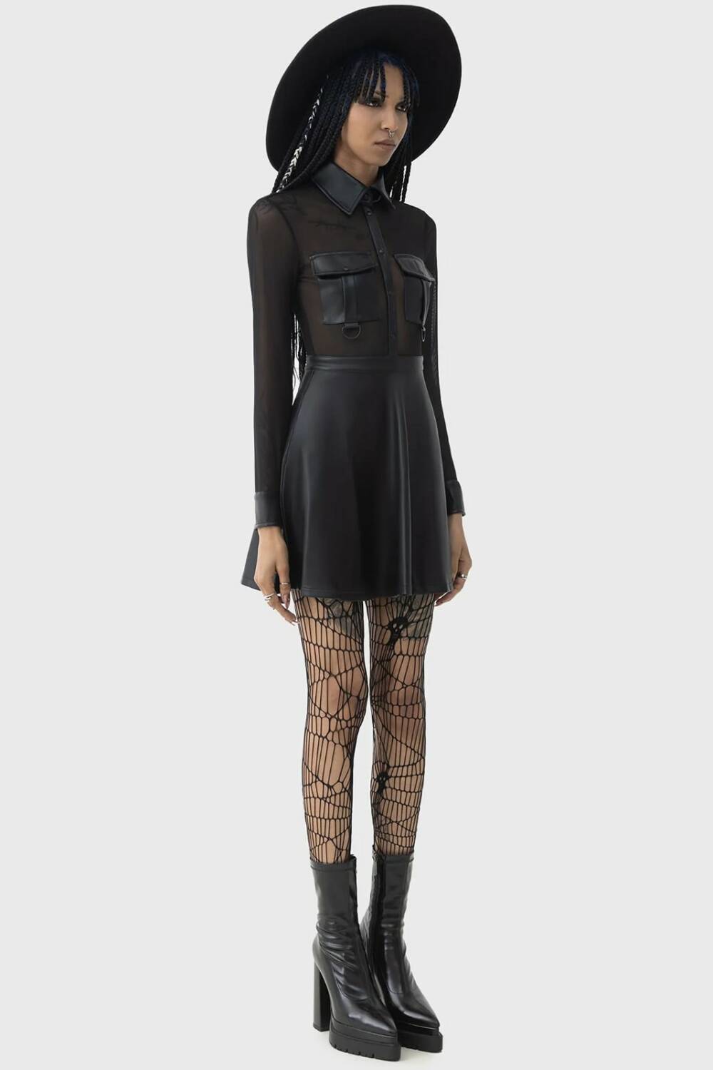 Killstar Kihilist Kleid Shadowsinger – Bild 2