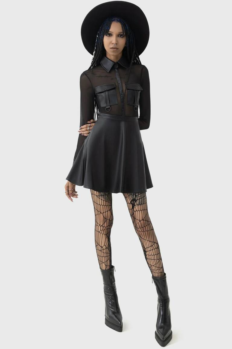 Killstar Kihilist Kleid Shadowsinger – Bild 5