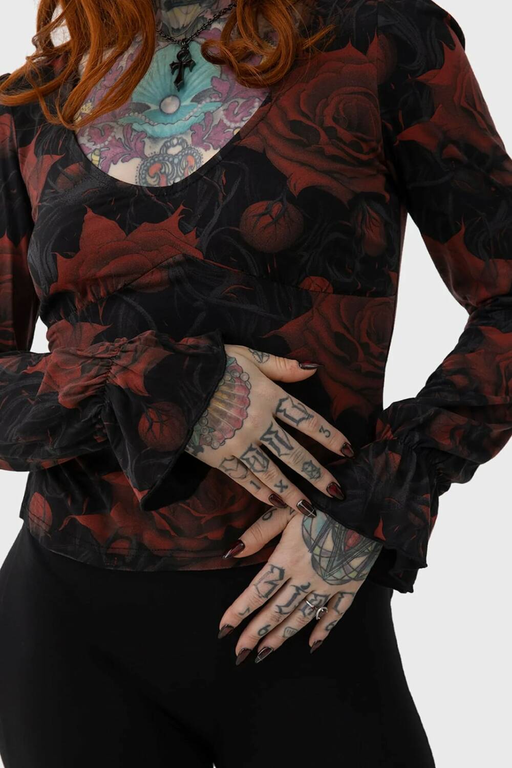 Killstar Top Blood Rose – Bild 2