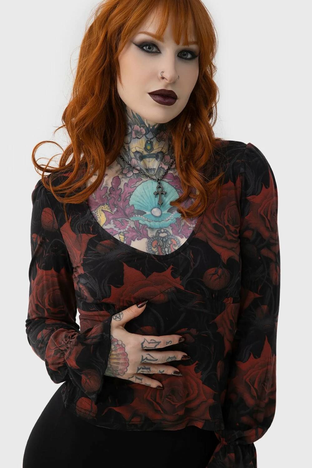 Killstar Top Blood Rose – Bild 3