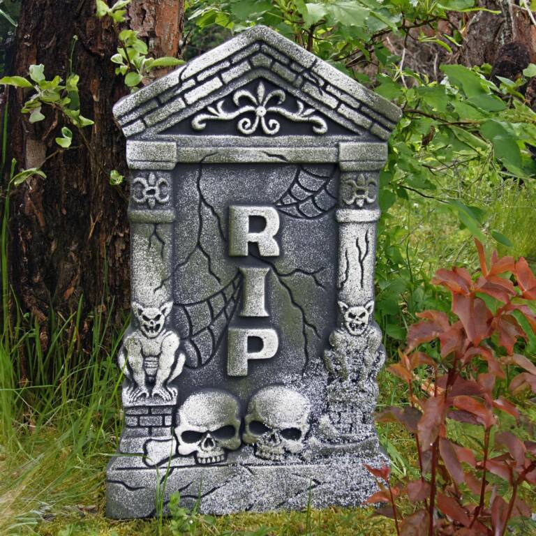 Mad Moonshine Halloween Grabstein RIP