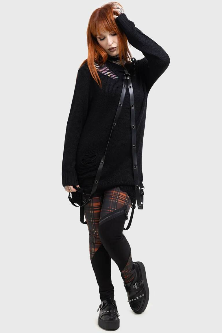 Killstar flared pants Amberic – Bild 4