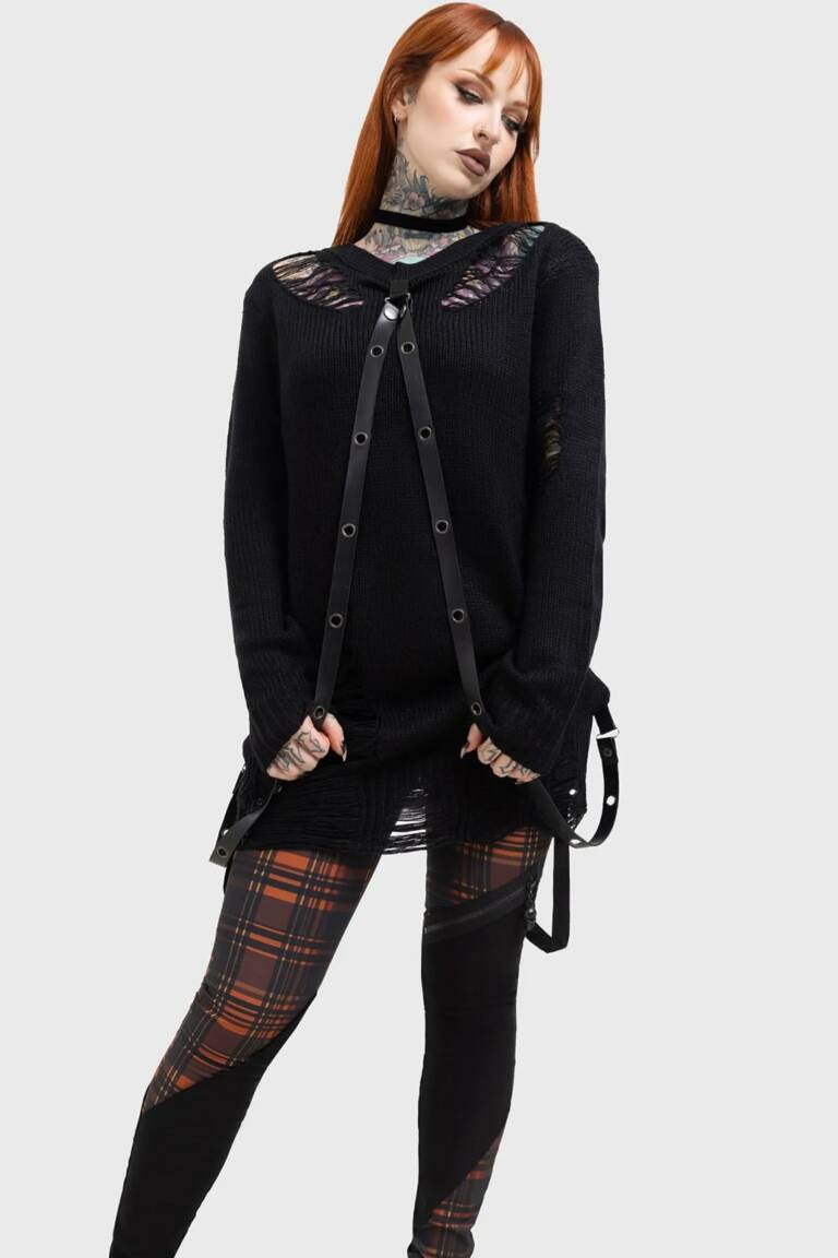 Killstar flared pants Amberic – Bild 5