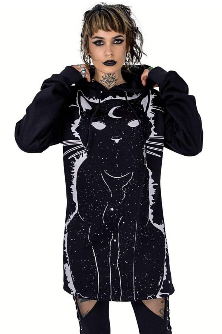 Heartless Hoody Moon Kitty