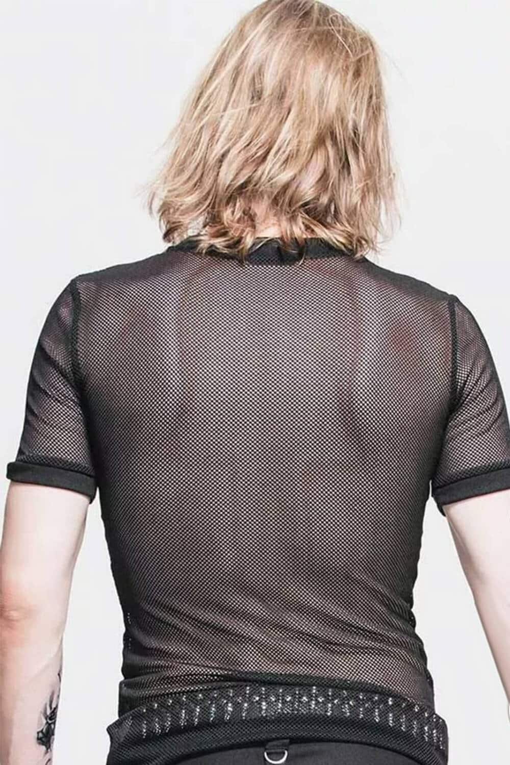 Devil Fashion Netz-Shirt Agonoize – Bild 3