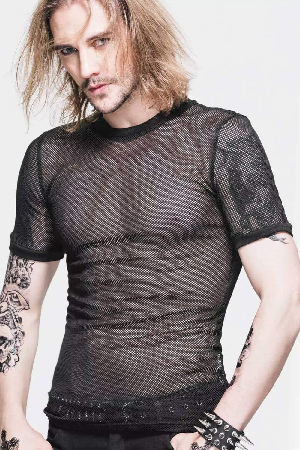 Devil Fashion Netz-Shirt Agonoize – Bild 5