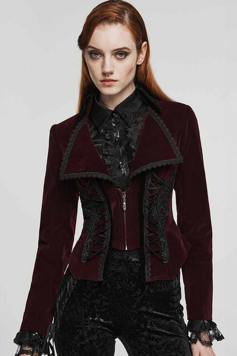 Punk Rave Jacke Adelaide Blood – Bild 3