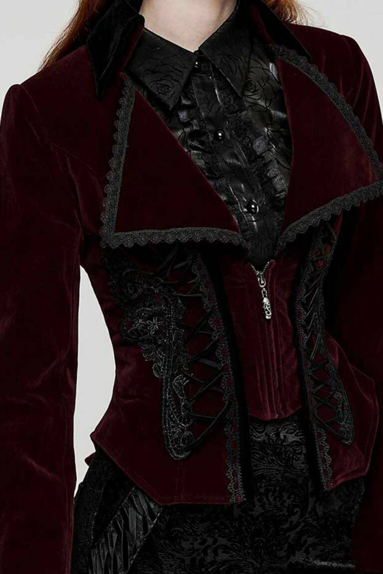 Punk Rave Jacke Adelaide Blood – Bild 7
