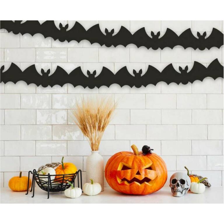 Mad Moonshine Halloween Girlande Black Bat – Bild 2
