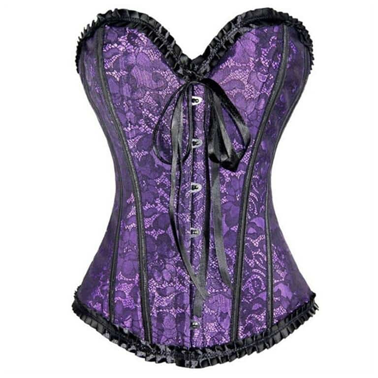Moon Attic Corset Deep Purple