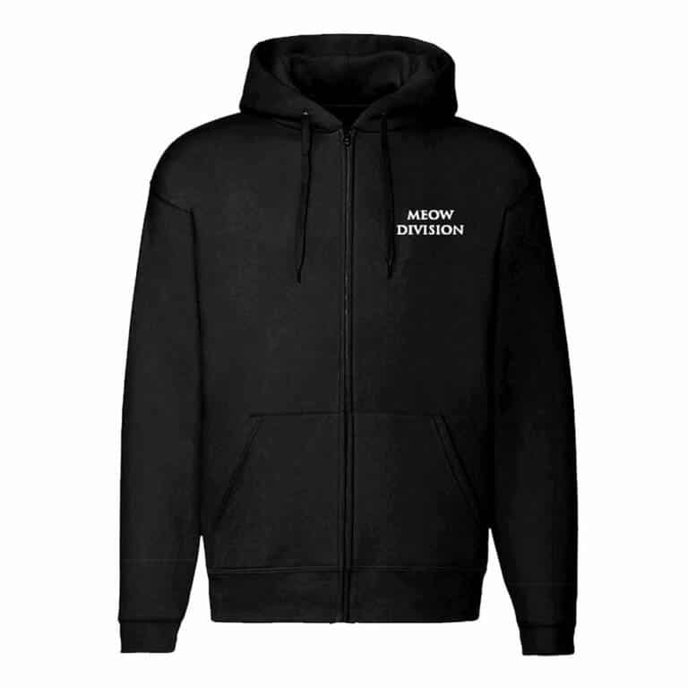 Gothicat Zip Hoody Meow Division – Bild 2
