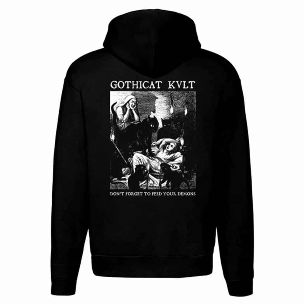 Gothicat Zip-Hoody Feed your Demons