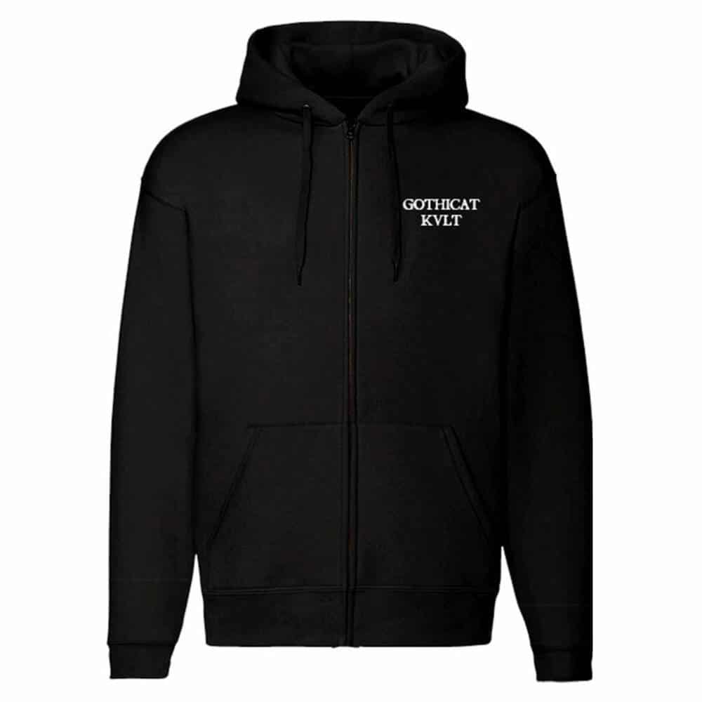 Gothicat Zip-Hoody Feed your Demons – Bild 2