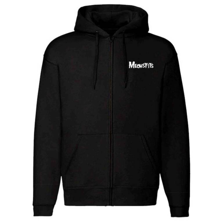 Gothicat Zip-Hoody Meowsfits – Bild 2