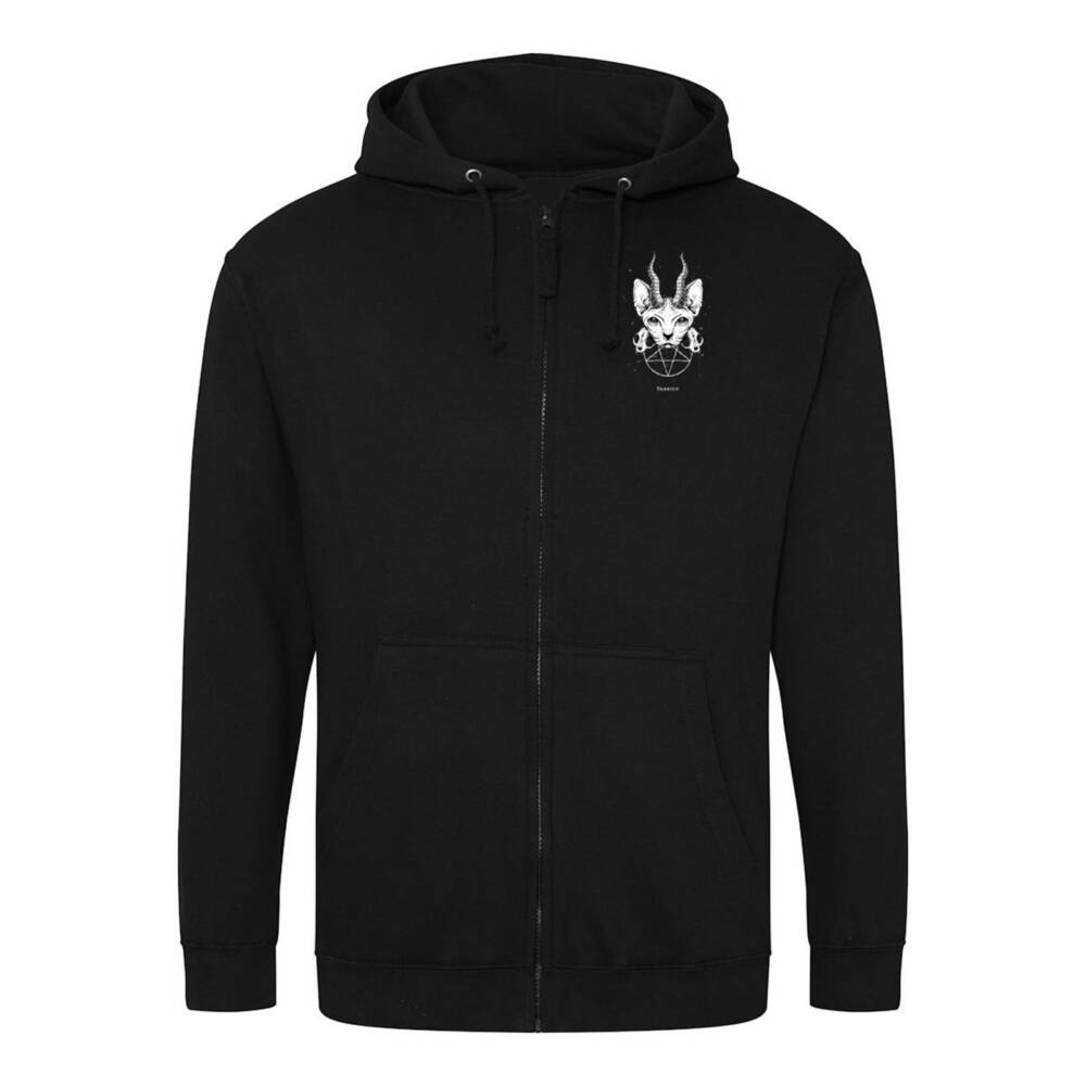 Tributica Zip-Hoody Evil Cat – Bild 3