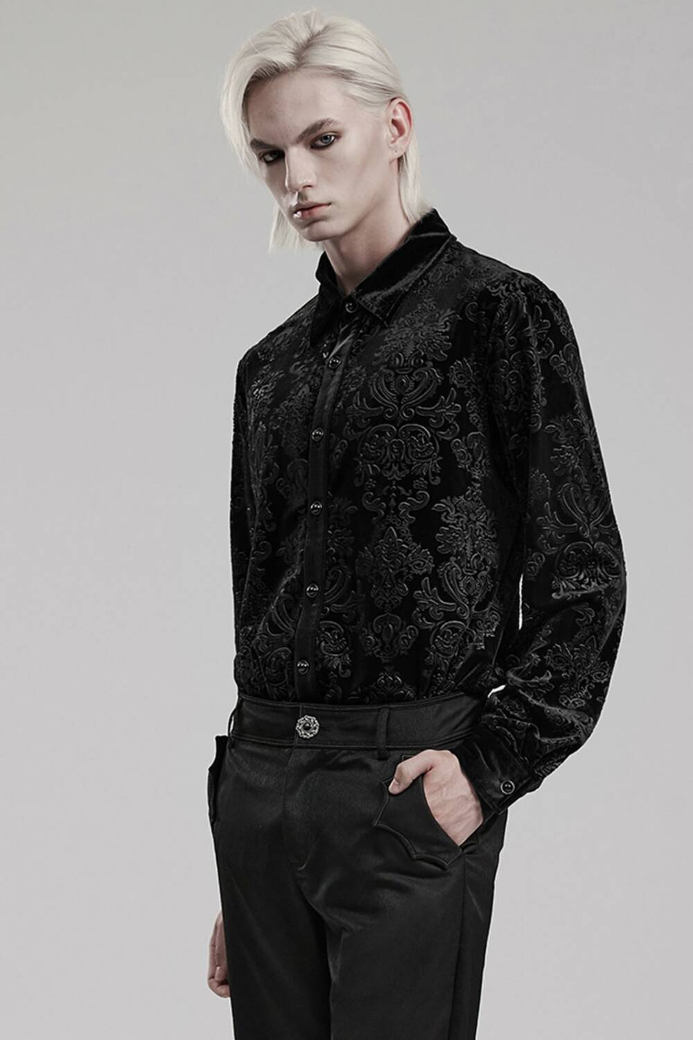 Punk Rave Hemd Gothic Vampire – Bild 3