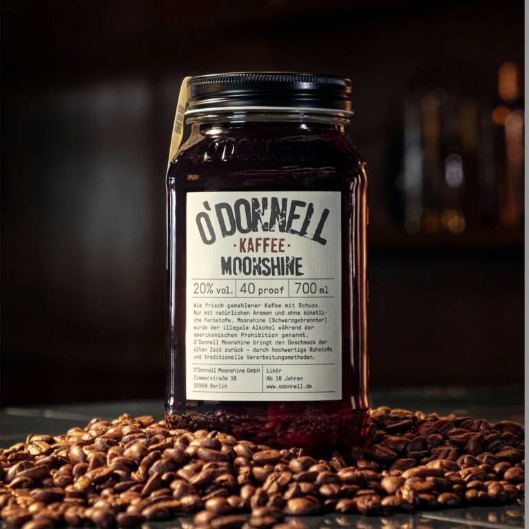 Likör O'Donnell Moonshine Kaffee 0,7l, 20% – Bild 2