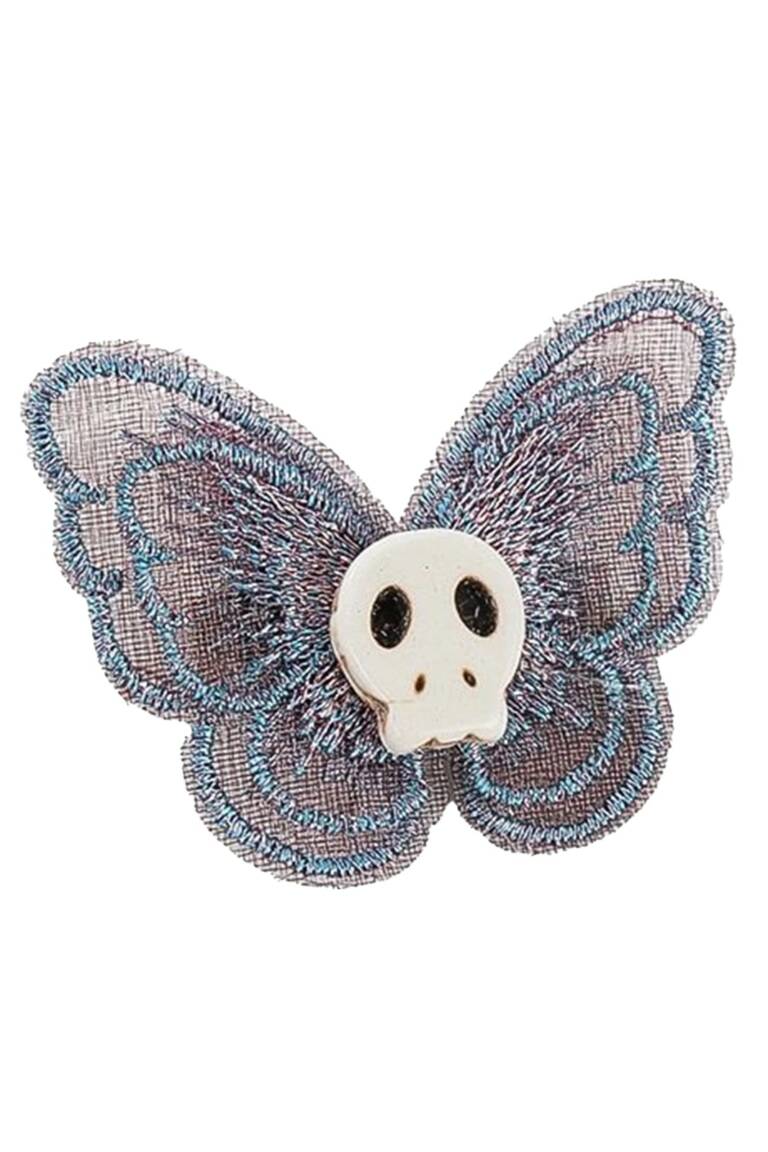 Mad Moonshine Haarklammern Butterfly Skull