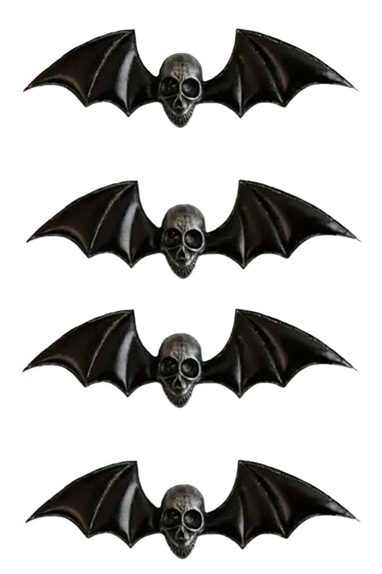 Mad Moonshine Haarspange Flying Skull – Bild 2