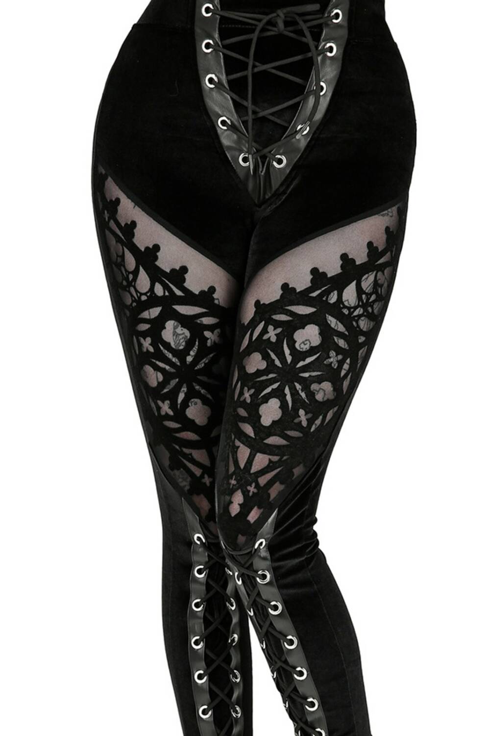 Restyle Legging Rosarium Flocked – Bild 8