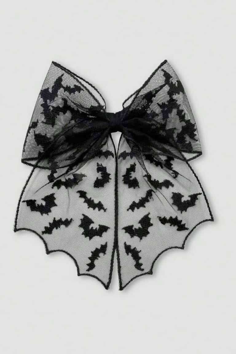 Romwe Haarspange Lace Bat