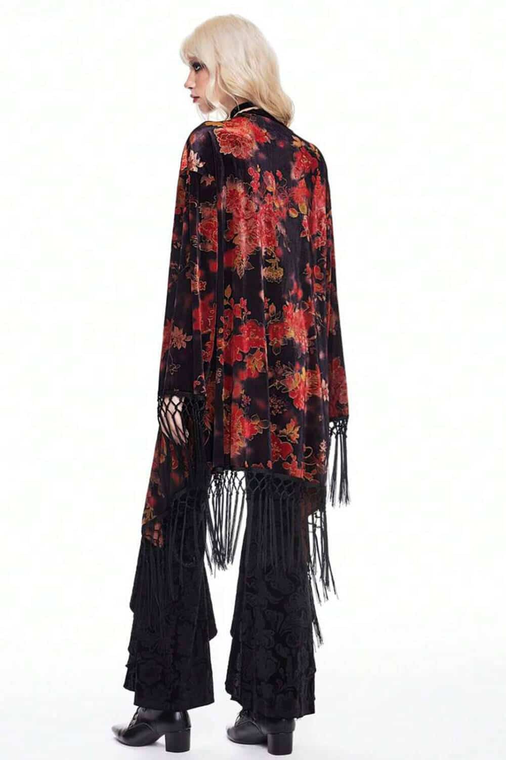 Romwe Jacke Red Flowers – Bild 5