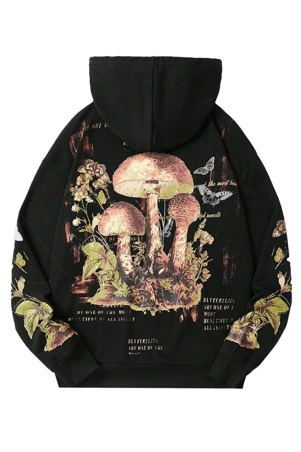 Romwe Hoodie Butteerflies