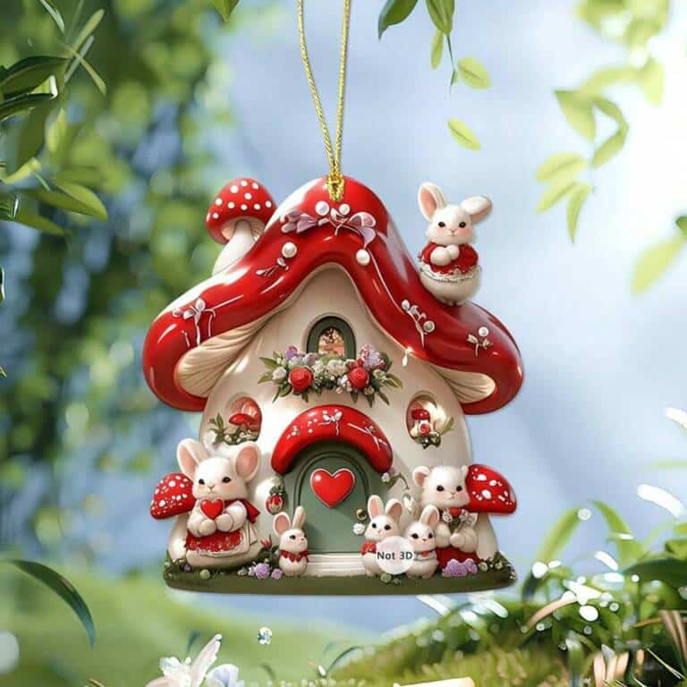 Mad Moonshine Fensterbild Bunny House