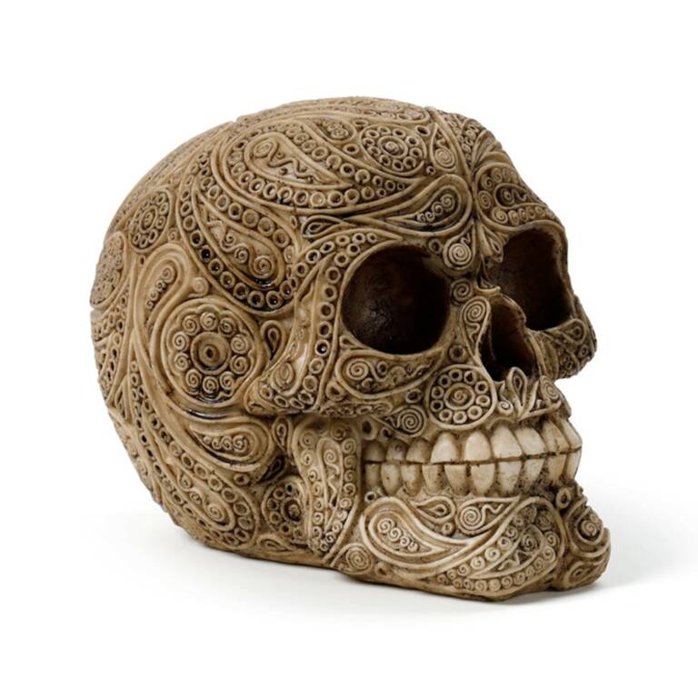 Mad Moonshine Skull Ancient Damascus