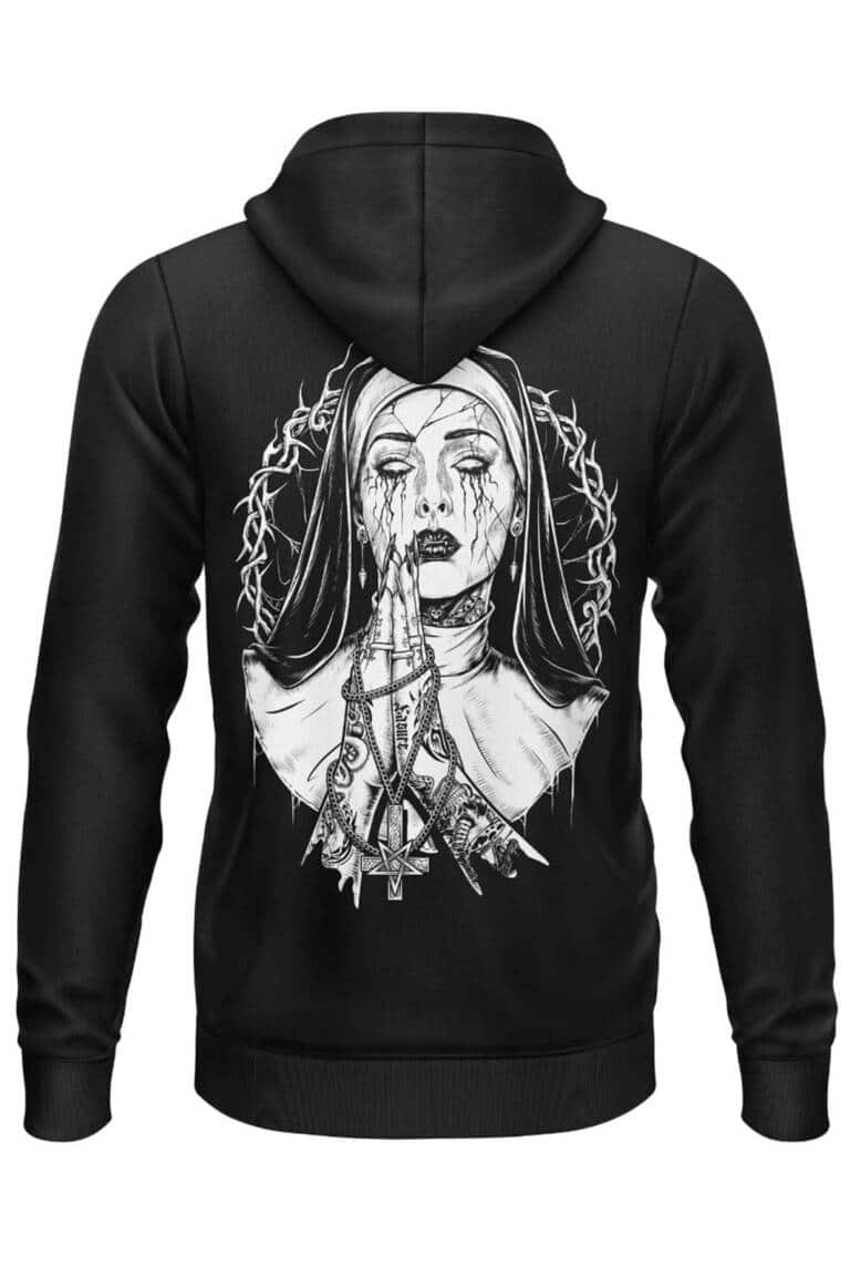 Easure Hoody Demon Nun Backprint