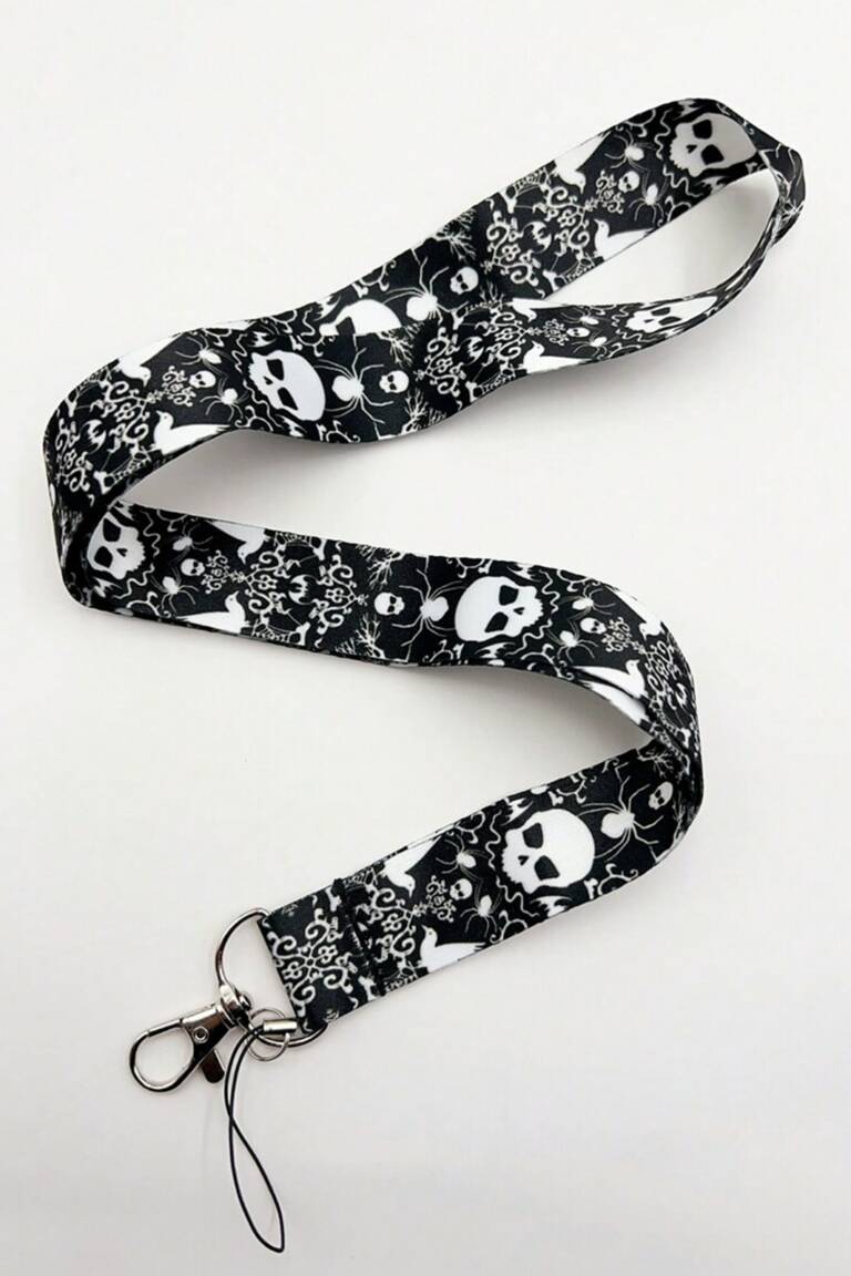 Mad Moonshine Devil Skull lanyard