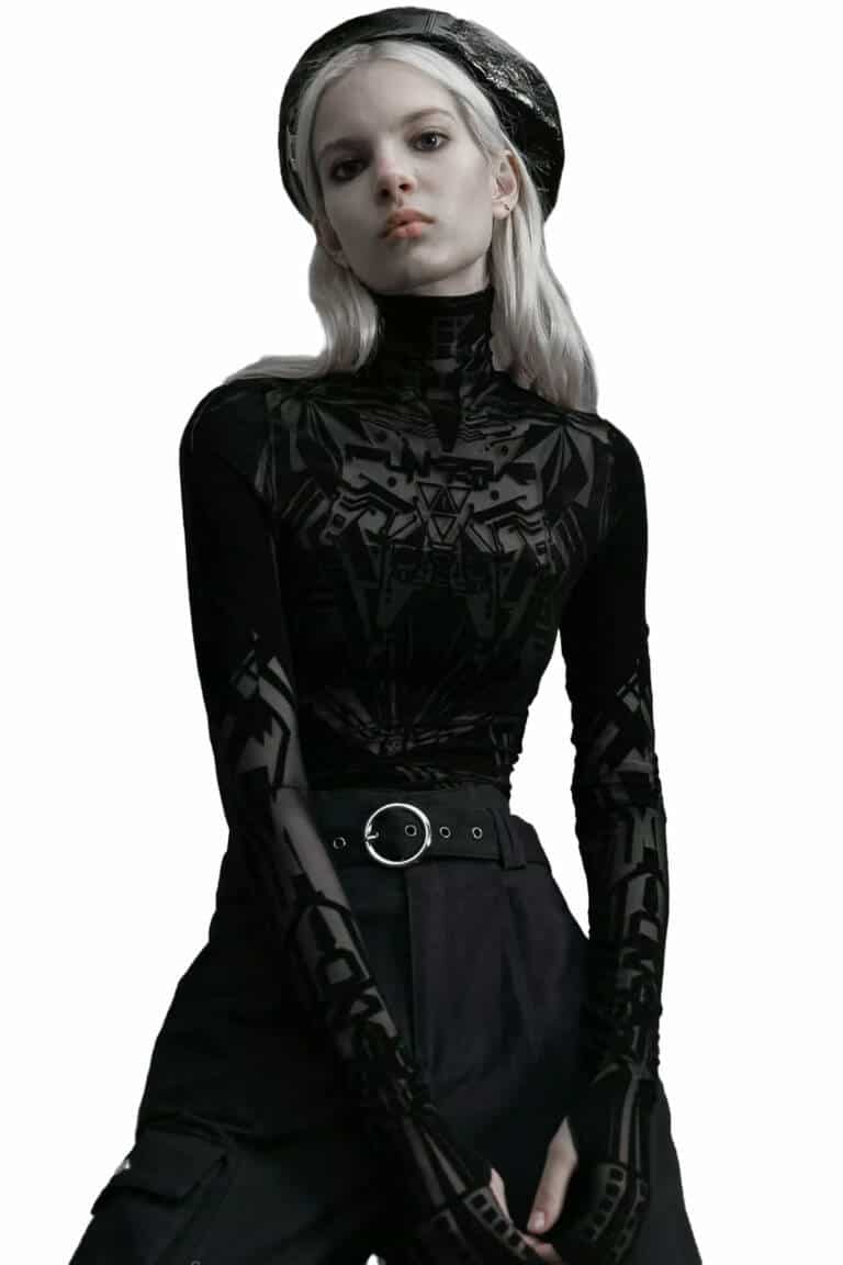 Punk Rave Top Cyber Goth