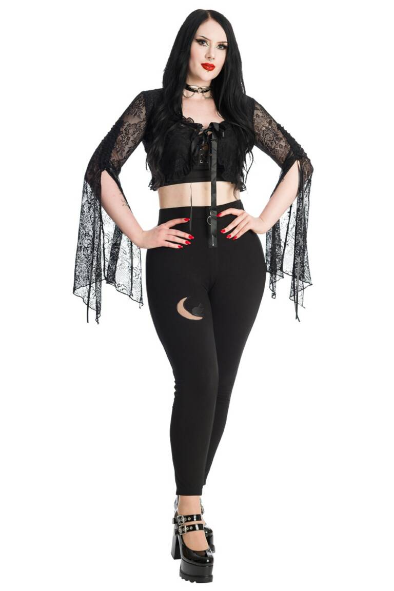 Banned Spitzen-Bolero Black Morticia – Bild 2